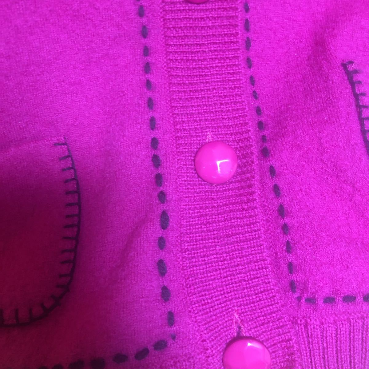 半袖 セーター ニット ビビット ピンク