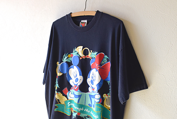 90s ディズニー ミッキーマウス ヴィンテージ ワンピースTシャツ