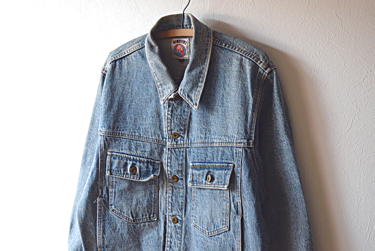 [ free shipping ]80s Bobson sen City b Vintage Denim jacket G Jean BOBSON men's DA0003