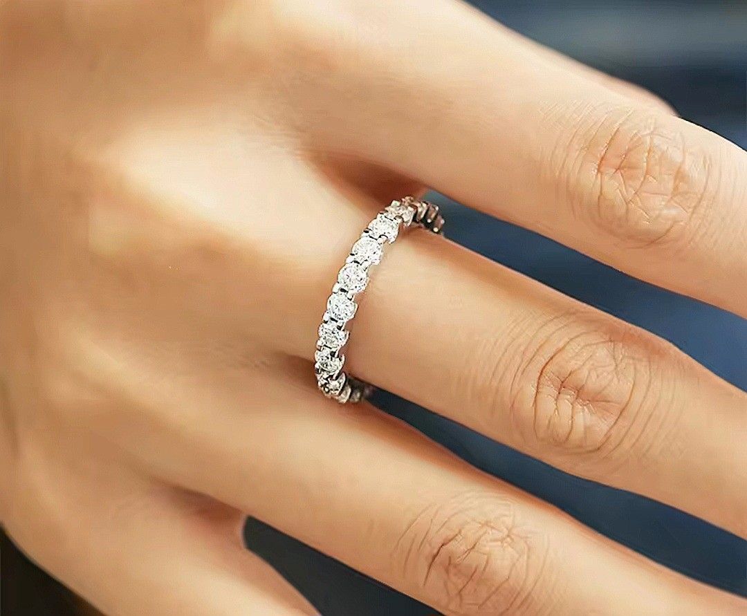 モアサナイト　ptコーティングリング 11号 至高 リング モアサナイト 0 03ct s925 プラチナコーティング