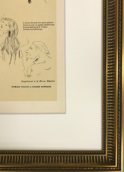 【特価】　≪　　 ピエール ボナール　　≫　　リトグラフ【石版画】　　NIB CARNAVALESQUE　Ⅱ　　1952年　　PIERRE-BONNARD