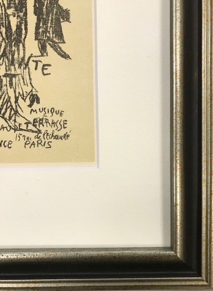 【特価】　≪　　 ピエール ボナール　　≫ 　リトグラフ【石版画】　COMPLAINTE DE M.BENOIT&LA BESCENE OBSCENE　1952年　PIERRE-BONNARD