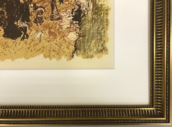 【特価】　≪　　 ピエール ボナール　　≫　　リトグラフ【石版画】　　AVENUE DU BOIS　　1952年　　PIERRE-BONNARD