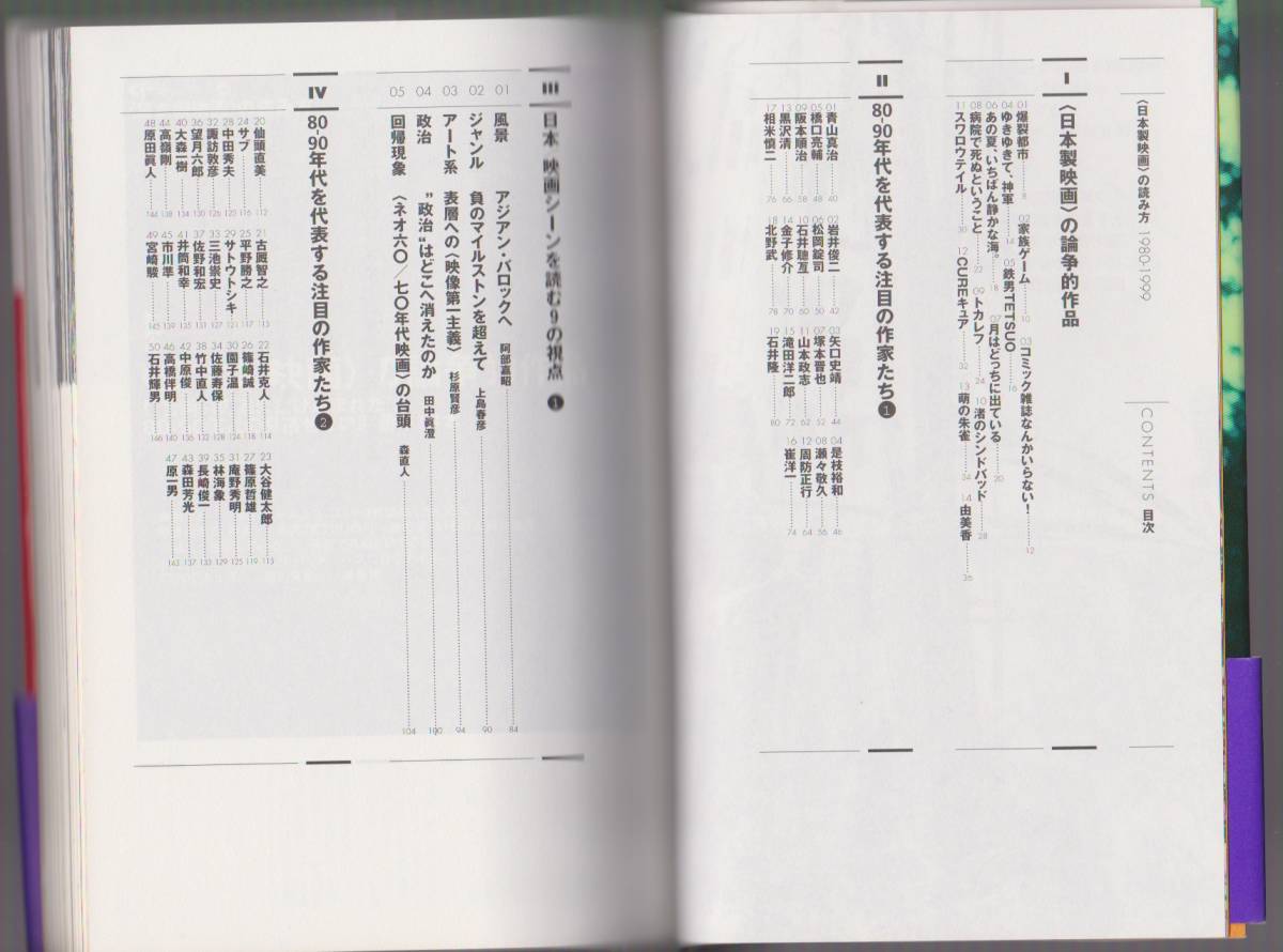 CineLesson6 ＜日本製映画＞の読み方　1980-1999　武藤起一・森直人他編　フィルムアート社　1999年_画像4