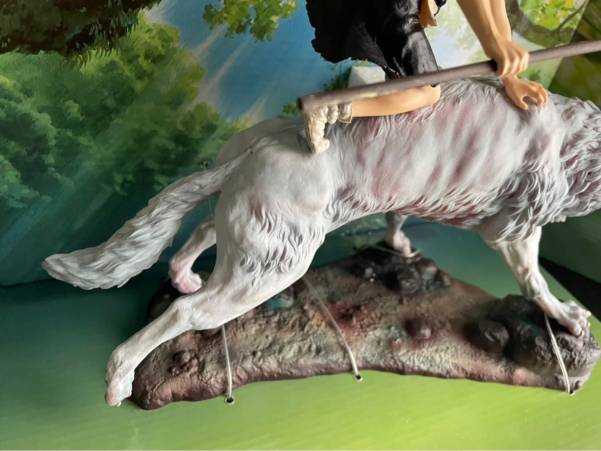 ジブリ もののけ姫 サン＆犬神 フィギュア サン 犬神 コミニカ