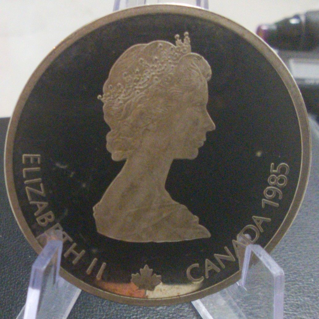 1985年カナダ銀貨 20ドル カルガリーオリンピック記念銀貨 SV925