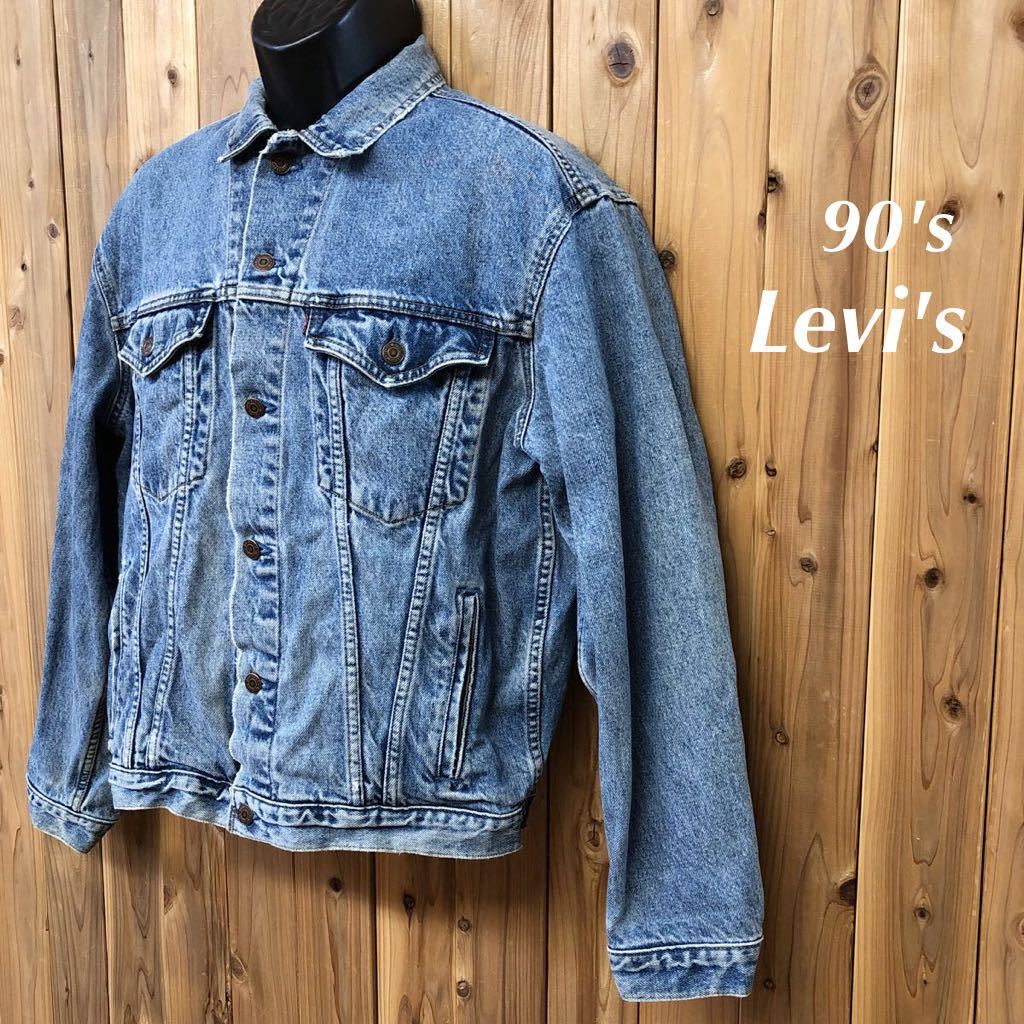 90's ◇LEVI STRAUSS&CO./Levi's リーバイス メンズ S 長袖 デニム