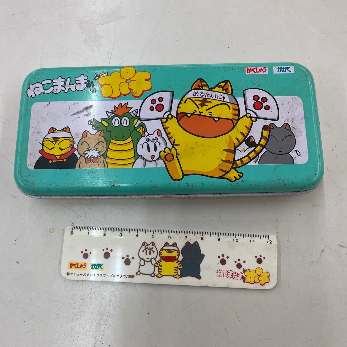 ヤフオク ねこまんまのポチ筆箱 当時物 昭和レトロ 缶ペン