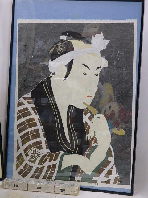  higashi ... comfort four generation .... Kobayashi Japanese paper . woodcut .? puzzle amount (52X72cm)... did +.. newspaper ukiyoe 20 sheets photograph 5.. lack of )