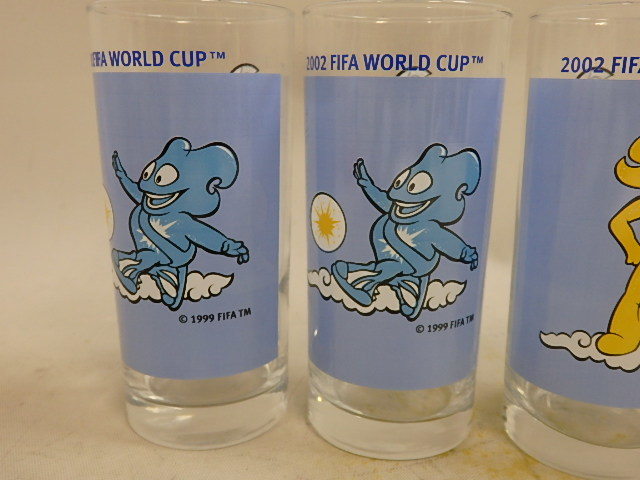 2002 FIFA WORLD CUP■オリジナルグラス　３種６個　未使用_画像2