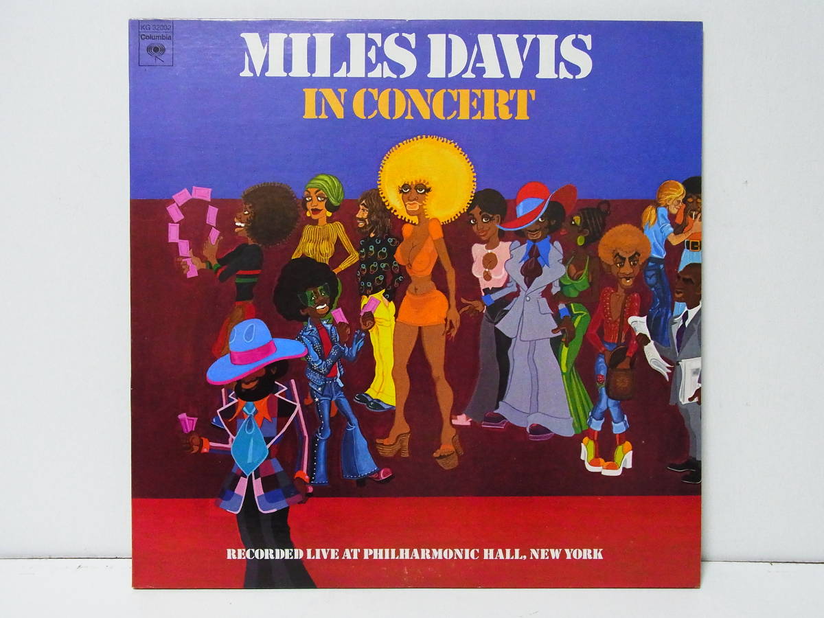 米国盤 MILES DAVIS IN CONCERT 全面マト1A 2LP COLUMBIA KG 32092 MADE IN USA_画像1