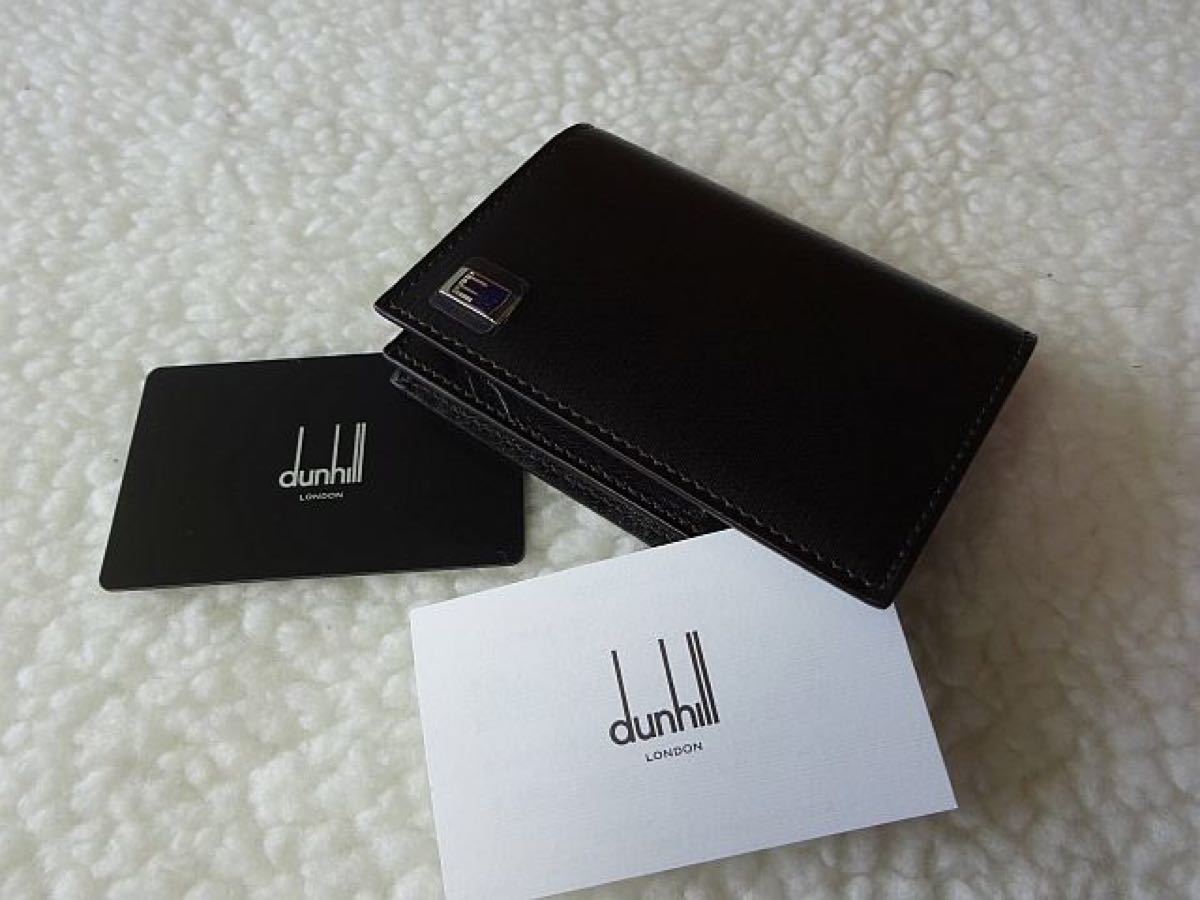 【新品/本物】dunhill(ダンヒル)カードケース（名刺入れ）/黒 