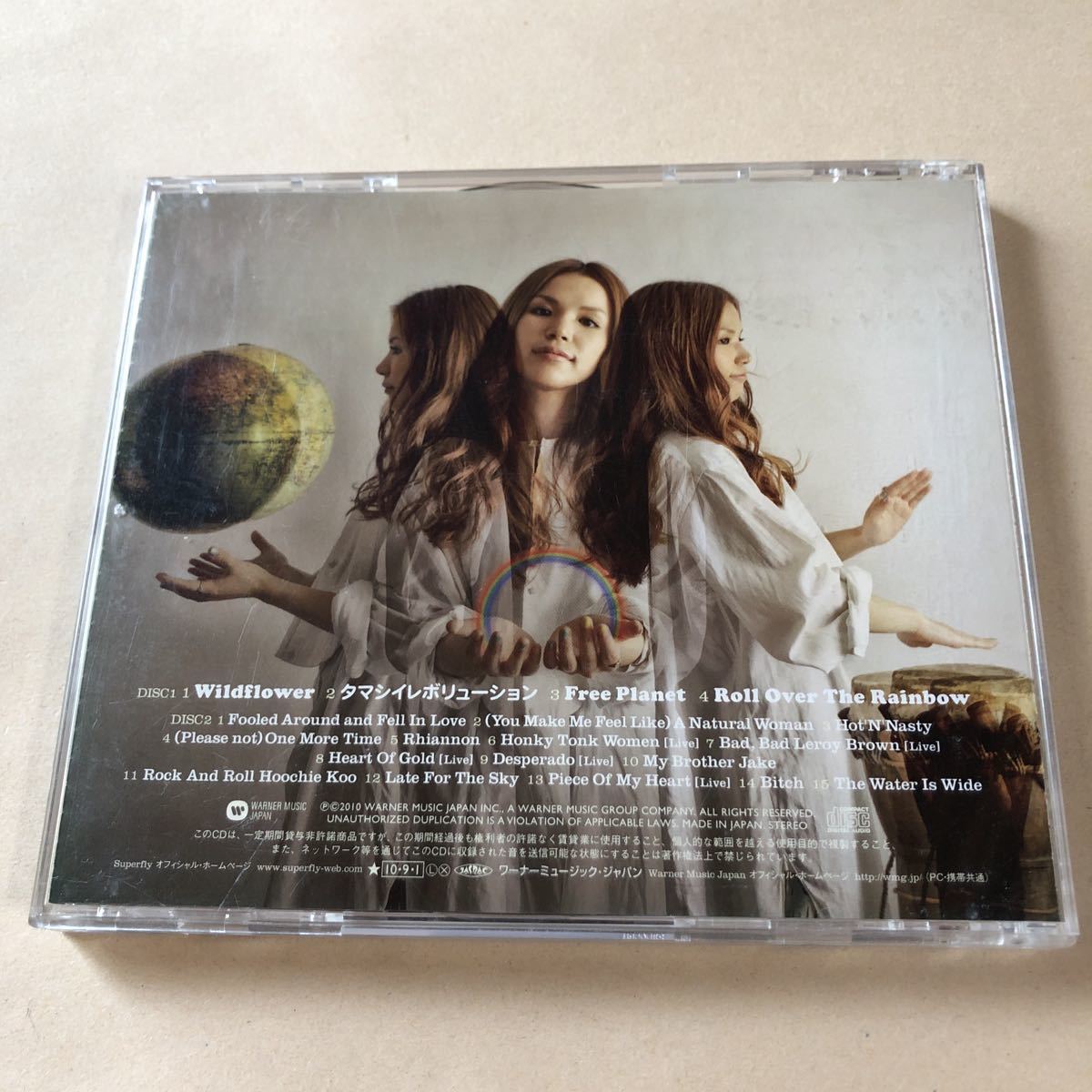 Superfly MiniCD+CD 2枚組「Wildflower & Cover Songs：Complete Best 'TRACK 3'」_画像2