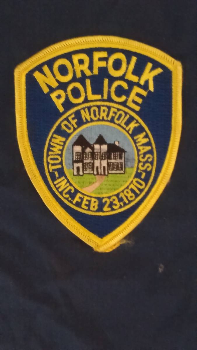 * police badge NORFOLK POLICE *