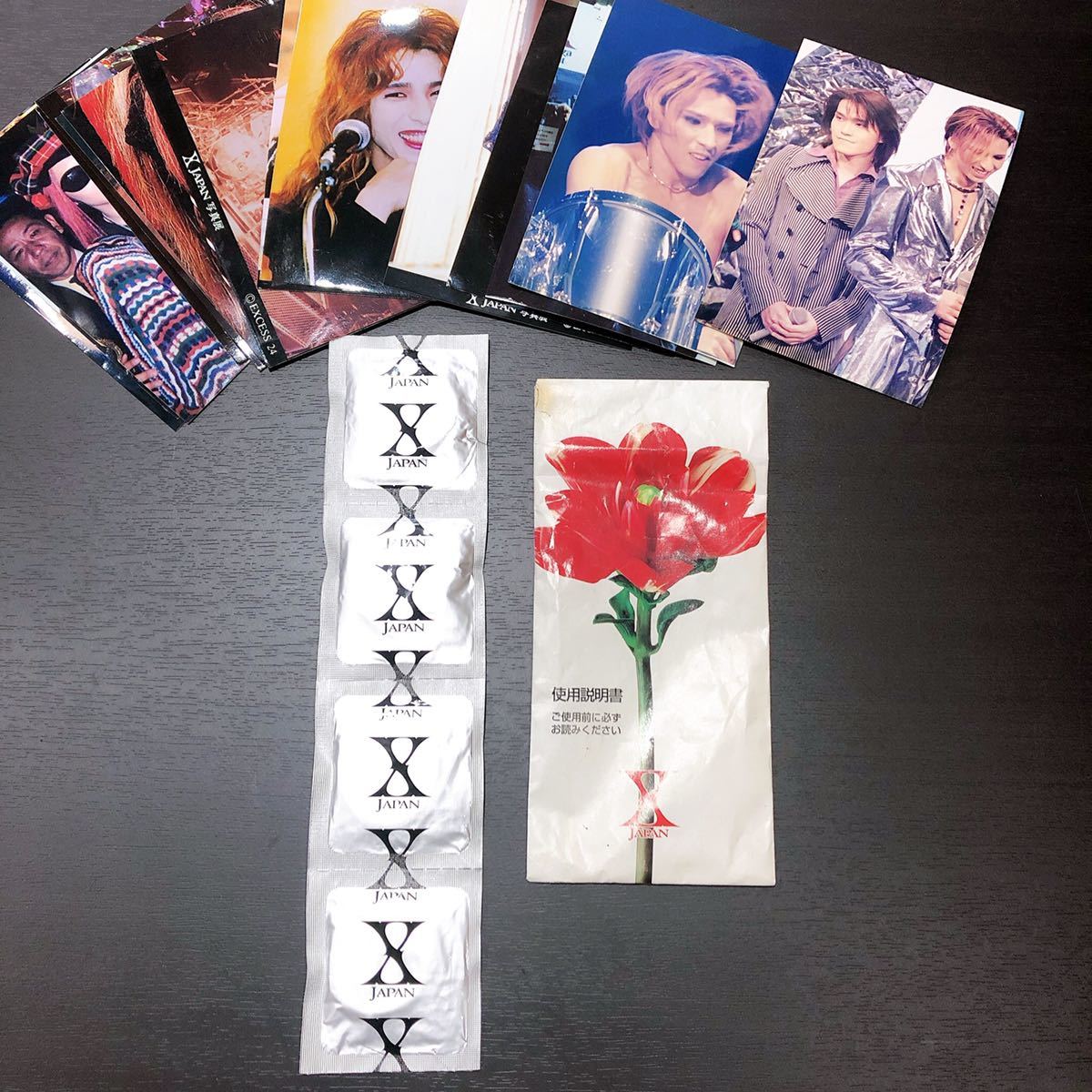 希少 逸品 実写生写真付き X JAPAN コンドーム / YOSHIKI Toshl 希少 逸品 実写生写真付き X JAPAN コンドーム / YOSHIKI Toshl