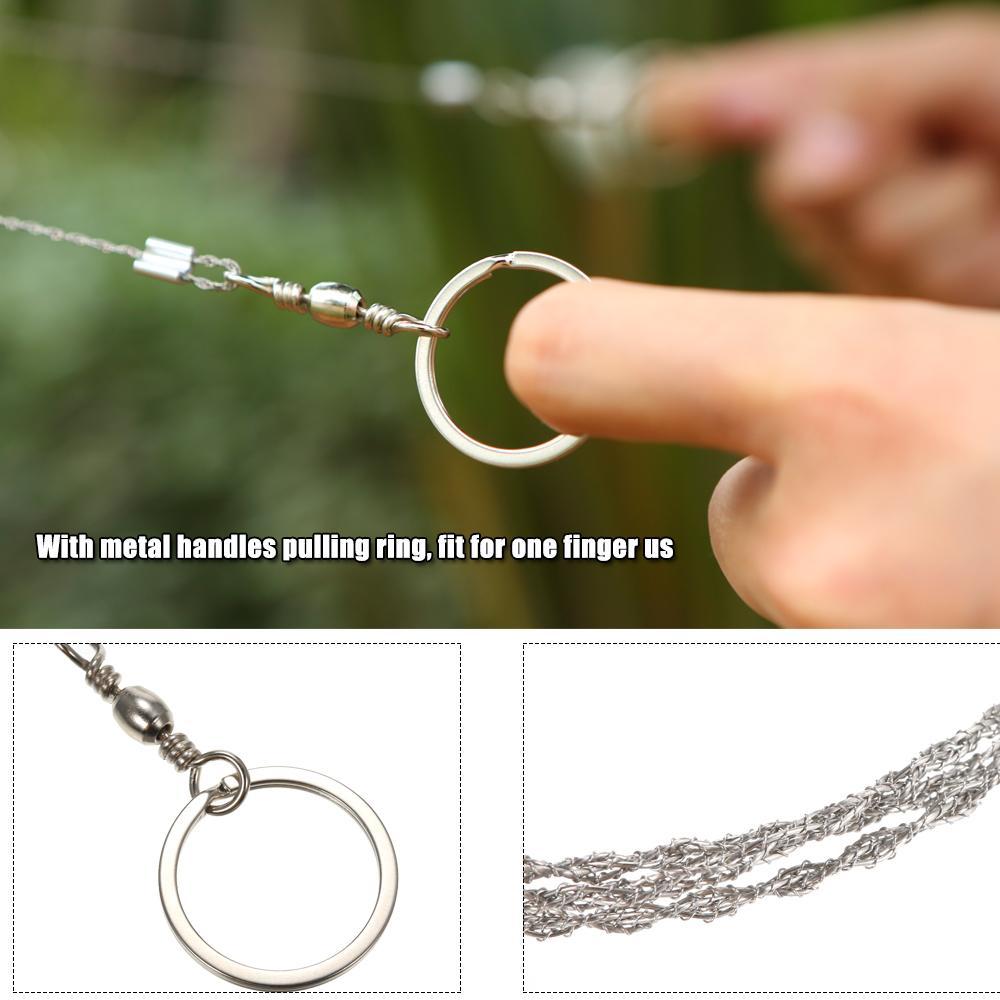  outdoors camp urgent Survival gear stainless steel steel line Survival tool kit hand pocket is camp high King hunting 