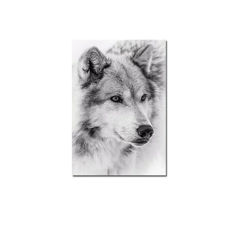 [** new goods **] wall art black . white. cool oo kami canvas print poster non frame 50X70cm