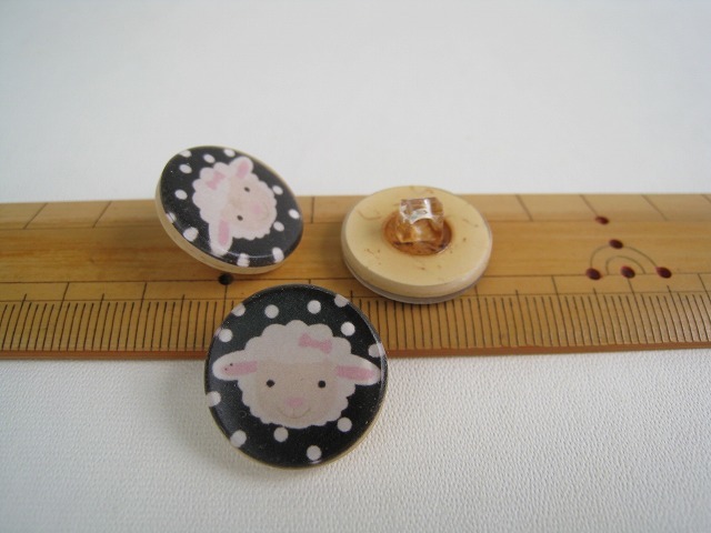  Germany JimKnopf button * pair attaching button *....