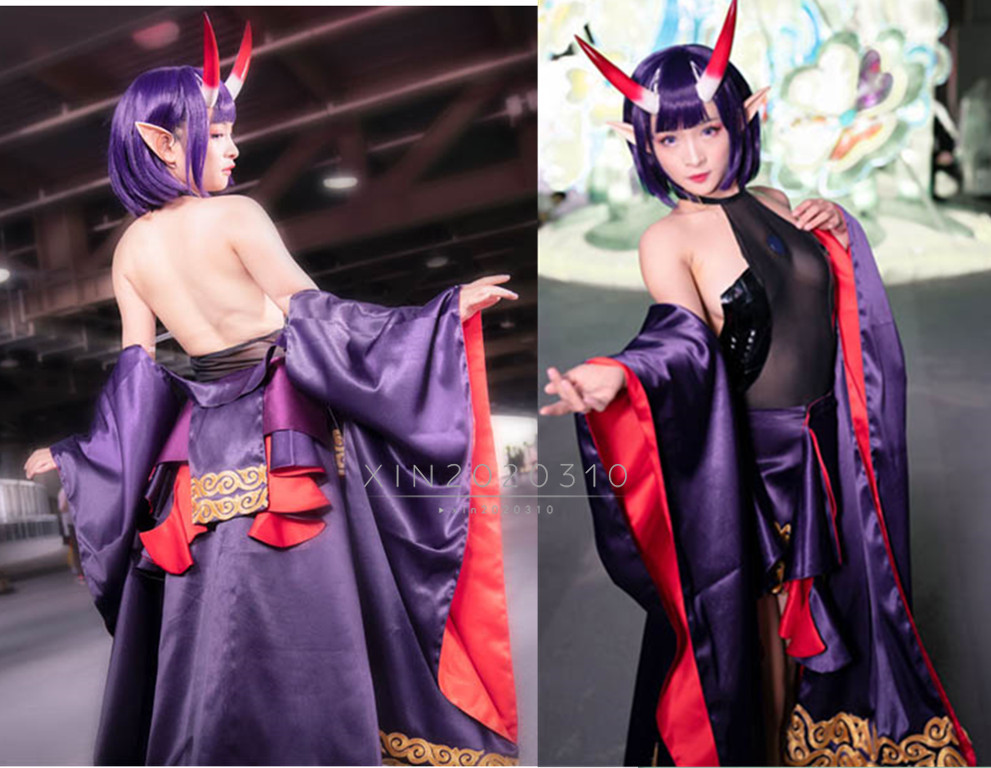 修正版 実物撮影 Fate/Grand Order 酒呑童子コスプレ衣装 和服風 修正版 実物撮影 Fate/Grand Order 酒呑童子コスプレ衣装 和服風