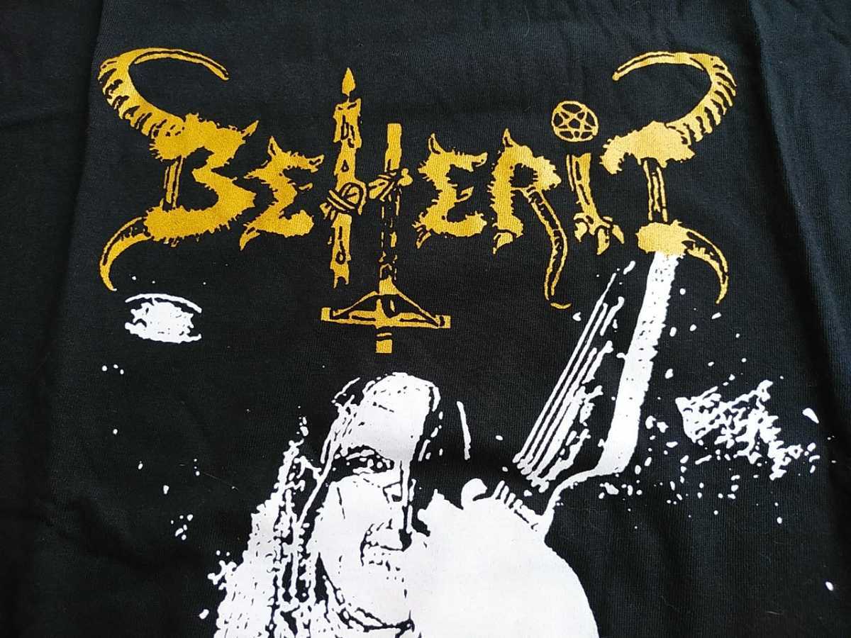 BEHERIT 長袖Tシャツ dawn of satan's millennium 黒L ロンＴ / mayhem darkthrone bathory venom morbid marduk Impaled Nazarene burzum_画像2