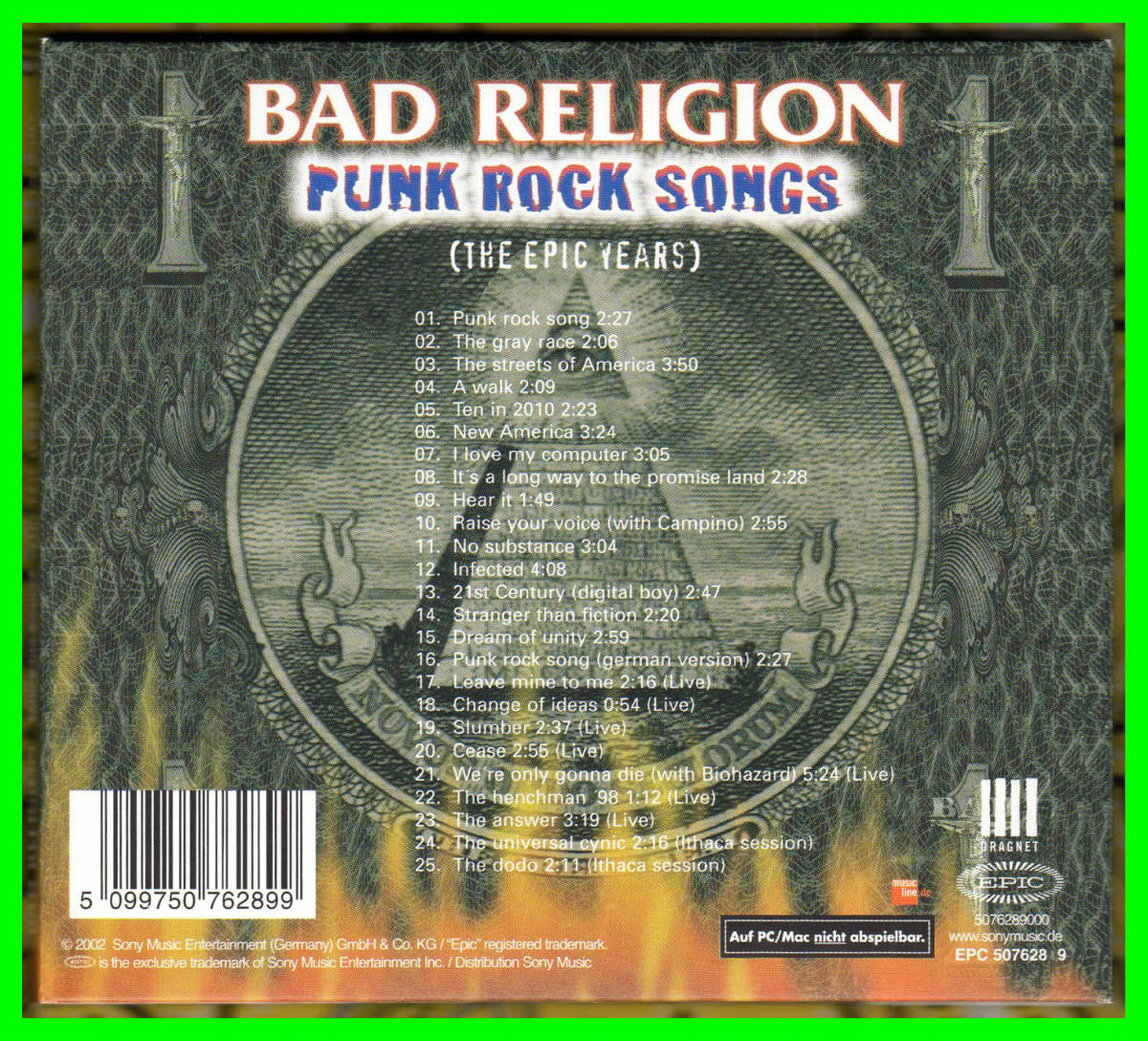 廃盤♪米国産PunkRock♪≪輸入盤デジパック仕様CD≫BAD RELIGION 廃盤♪米国産PunkRock♪≪輸入盤デジパック仕様CD≫BAD RELIGION