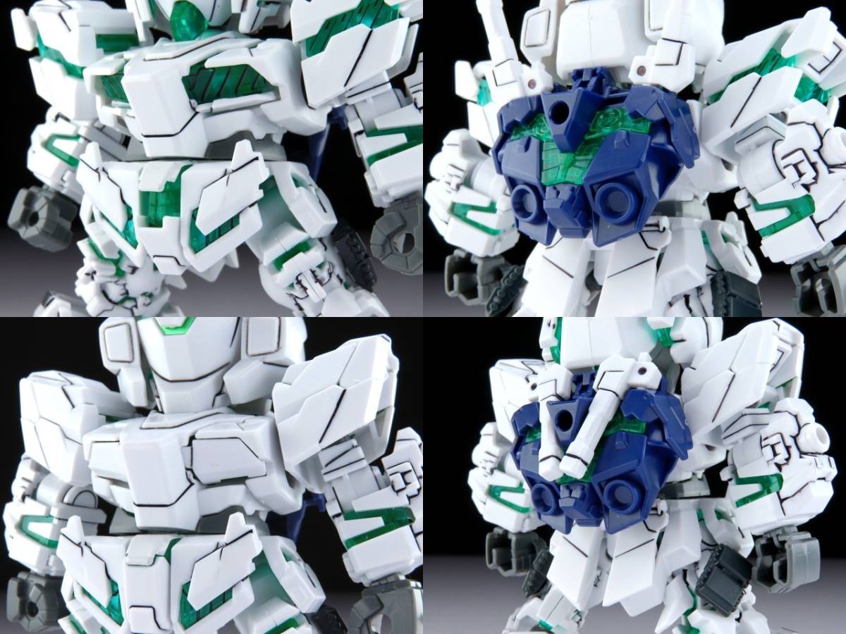 G0109完成品 SDガンダム 1号機 フルアーマー ユニコーン ガンダム UCガンダム Gジェネレーション BB戦士 デストロイ モード 変形 FA RX-0_画像3