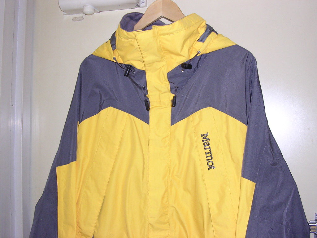  beautiful goods 00s Marmot Marmot GORE-TEX mountain parka L yellow / gray vintage old jacket 