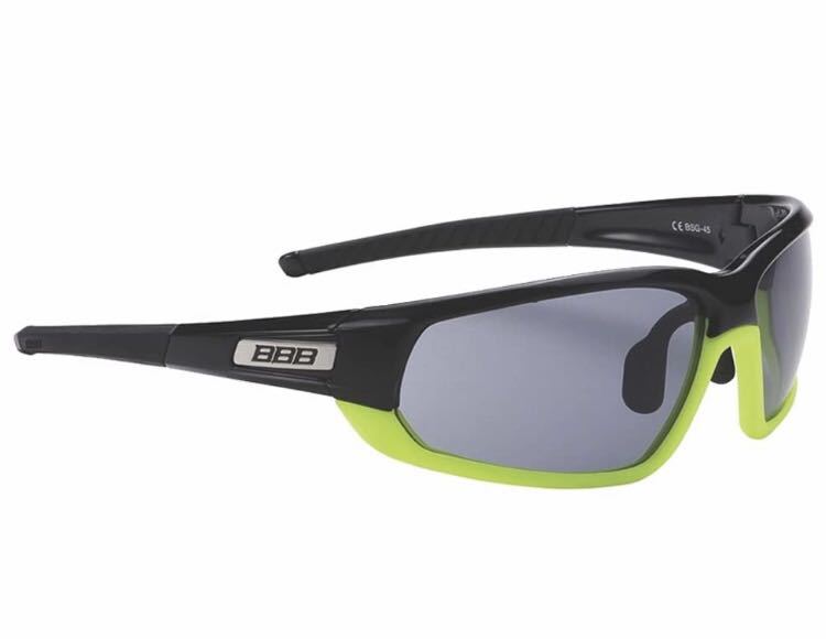 新品未使用 BBB SUNGLASS BSG-45 アダプト スモーク サングラス ブラック イエロー 131327_画像1