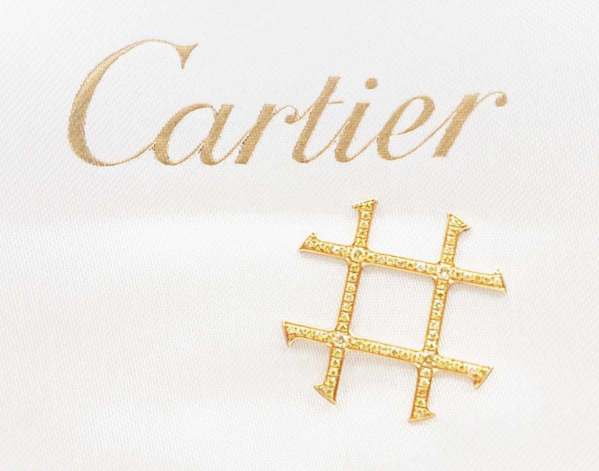 Cartier カルティエ 時計 パシャ グリッド K18 イエローゴールド ダイヤモンド 32mm用 ☆FK096.0_画像1