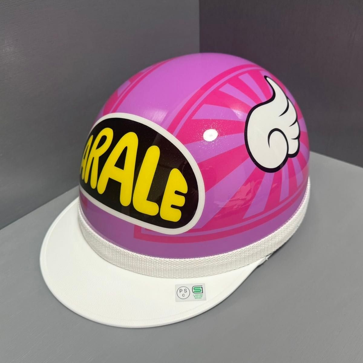 けんけん様 カスタムペイント 三つボタンコルク半 三つボタンコルク半ヘルメット カスタムペイント 日照 送料無料｜Yahoo