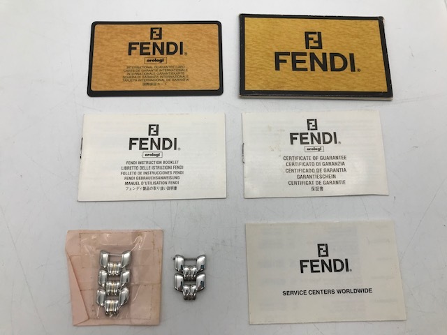 FENDI　フェンディ　本物　まとめセット　純正付属品　ブレス　駒　有り_画像1