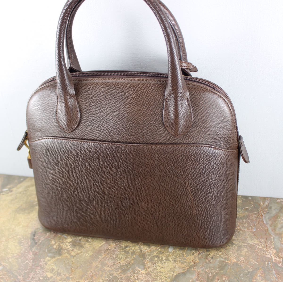 MORABITO DINA DOME TYPE LEATHER 2WAY SHOULDER BAG MADE IN ITALY/モラビトディナドーム型レザー2wayショルダーバッグ