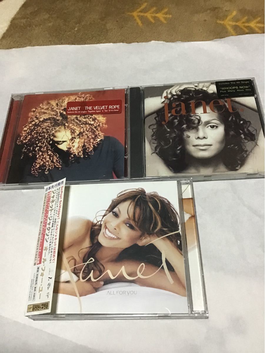 ジャネット・ジャクソン・CD3枚まとめて