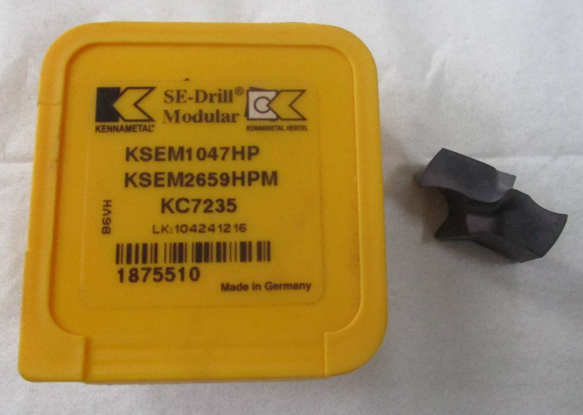 ドリル刃　KSEM1047HP／KSEM2659HPM　KC7235　ケナメタル_画像1