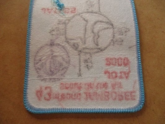 2000年 第43回 ボーイスカウト世界ジャンボリー Scout on the Air バッチ ワッペン/JA1YSSラジオworld jamboree刺繍JOTA BSNパッチV148の画像7