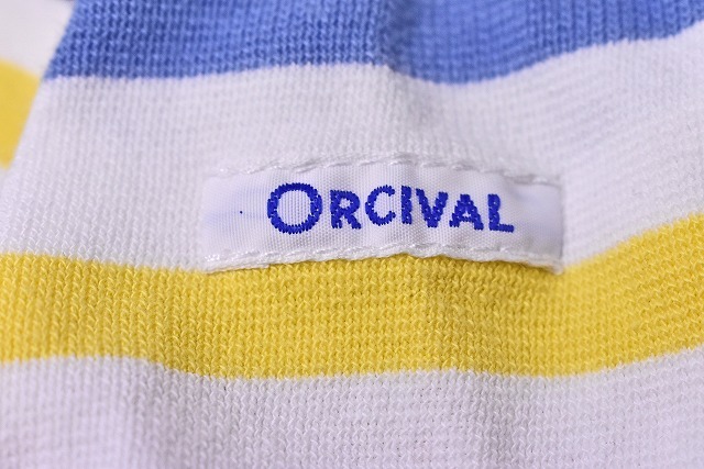 ORCIVAL オーシバル ★ カラーストライプ 長袖Tシャツ ★ サイズ 4 ★ フランスの代表的なマリンウエア・ブランド ★_画像4