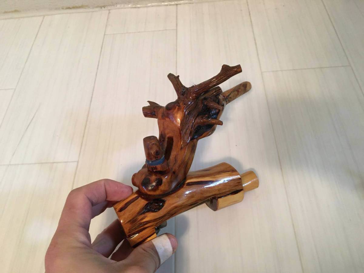 値引 ヘラブナ釣り 黒檀万力 竿枕 珍しい作りの万力 95 ilam.org