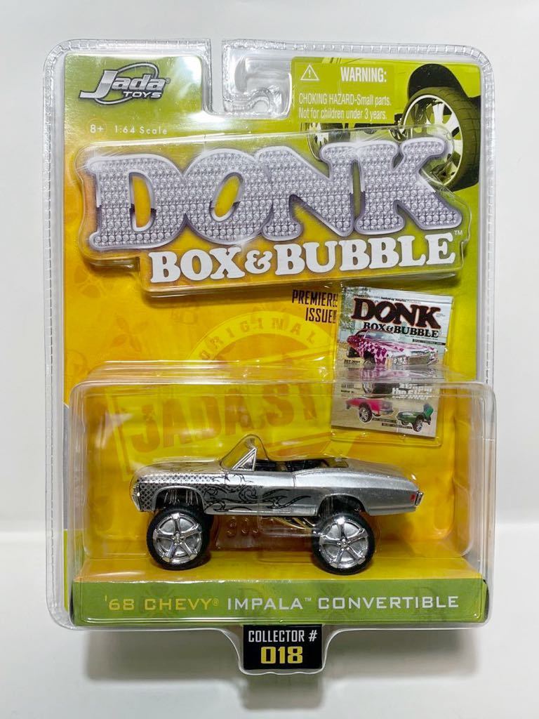 JADA 1/64 DONK BOX&BUBBLE WAVE2 '68 CHEVY IMPALA convertible