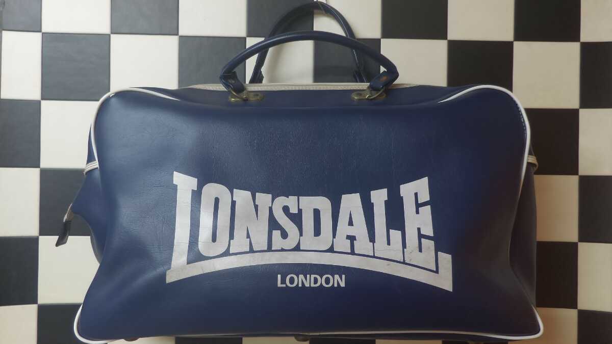  Skins хлеб Crocs плитка Vintage 90'sLONSDALE сумка "Boston bag" темно-синий × белый 