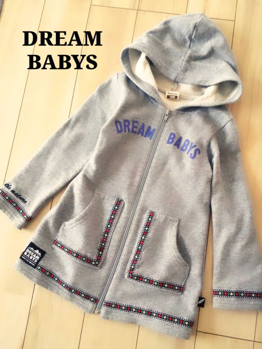 DREAM BABYS/100cm* tyrolean! long height sweat Parker 