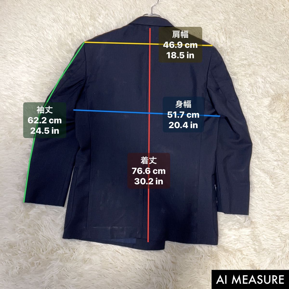 DIOR ディオール エンブレム Lサイズ ブレザー ジャケット ネイビー ゴールド ウール メンズ_画像10