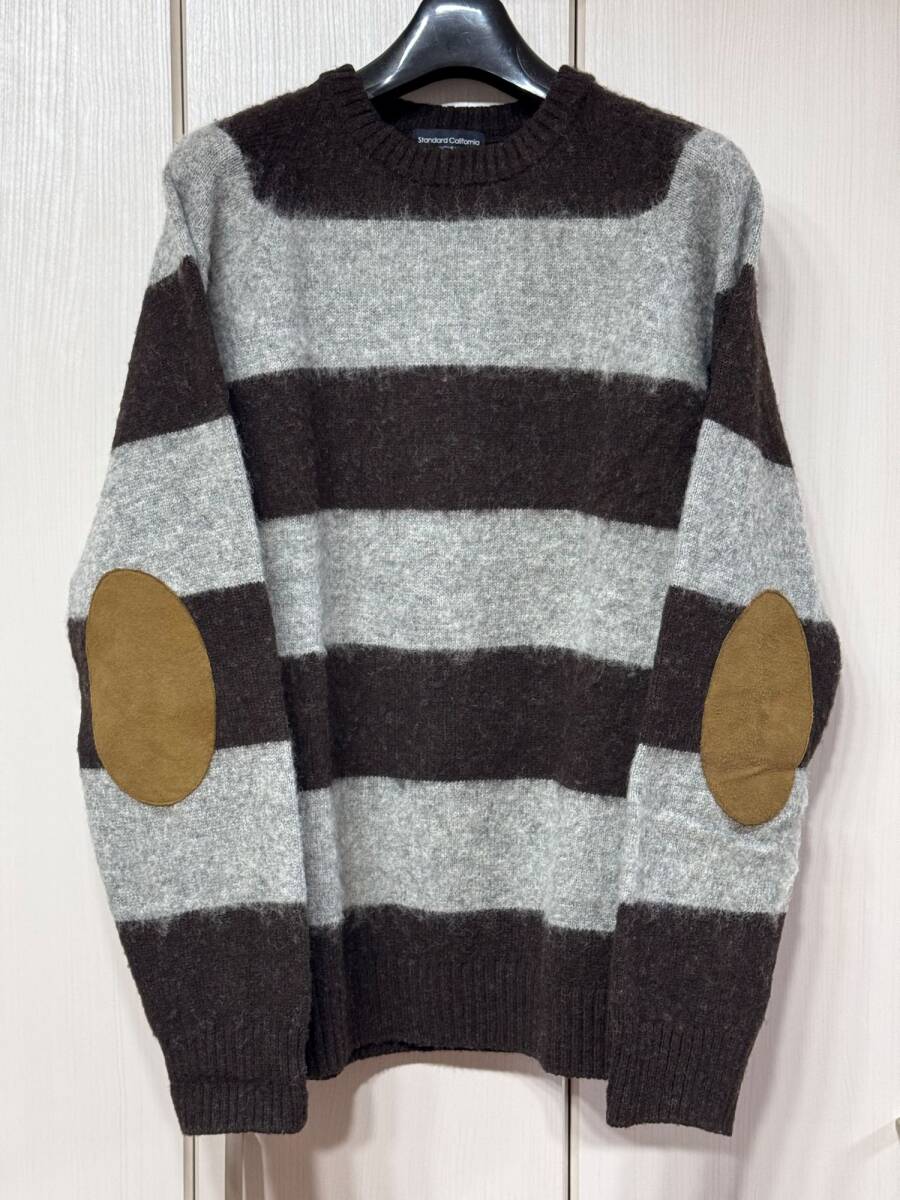 半額開始【新品同様/Ｌ】スタンダードカリフォルニア セーター ニット シャギー ボーダー //STANDARD CALIFORNIA Sweater スタカリ 日本製_画像1