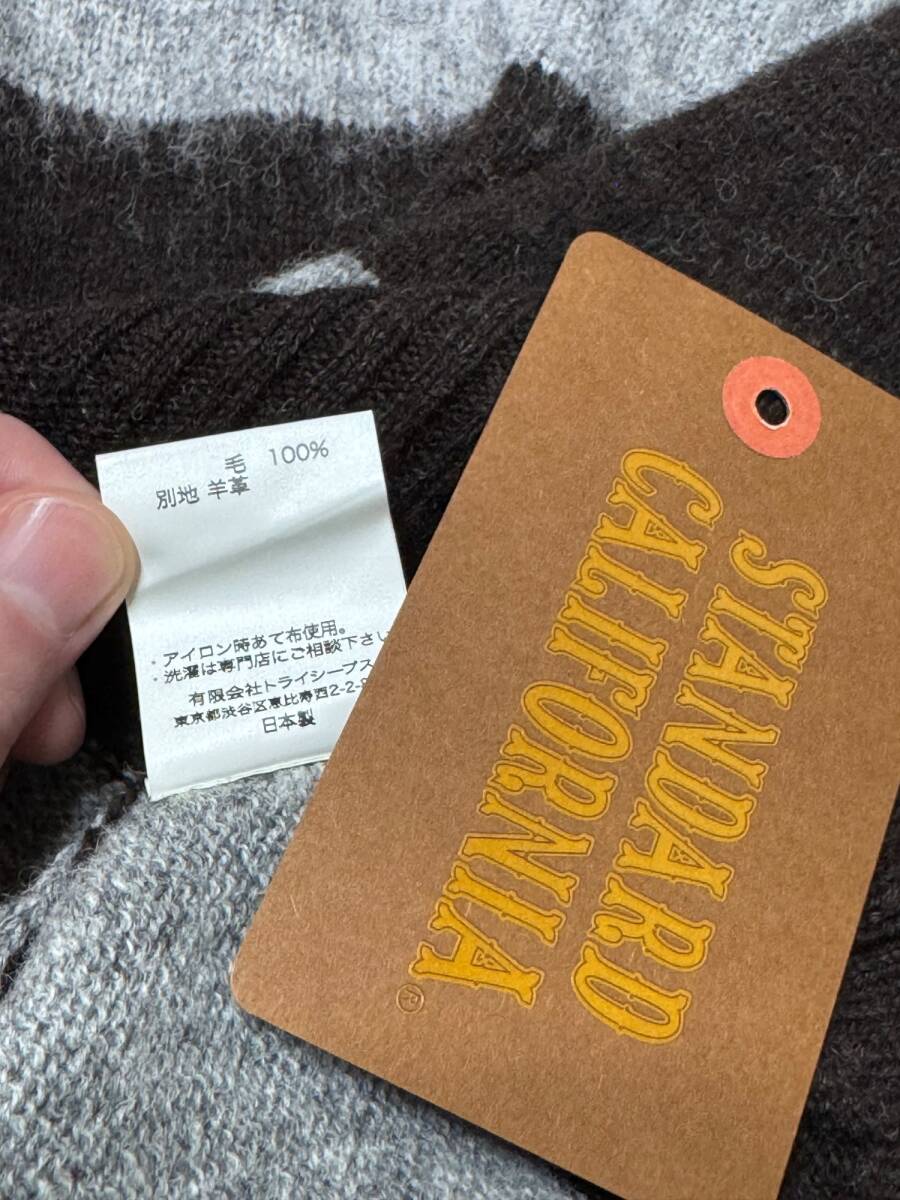 半額開始【新品同様/Ｌ】スタンダードカリフォルニア セーター ニット シャギー ボーダー //STANDARD CALIFORNIA Sweater スタカリ 日本製_画像8
