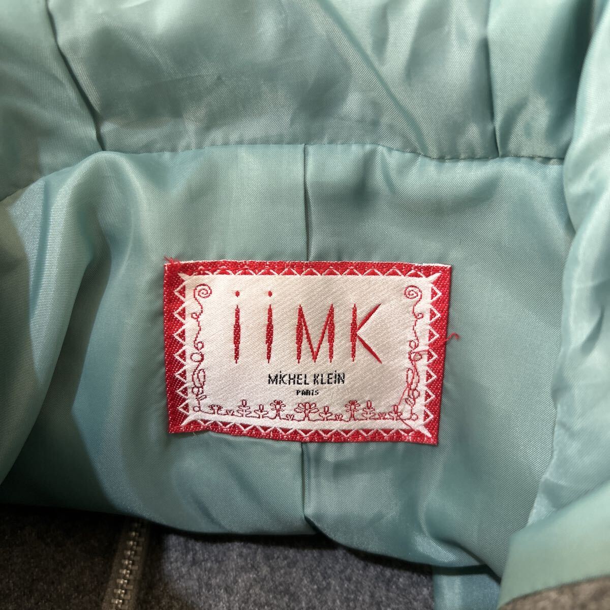 iimk アイアイエムケー コート ロングコート フード ウール きれいめ ロング丈 きれいめ 上品 秋冬 グレー 灰色 40サイズ Lサイズ_画像5