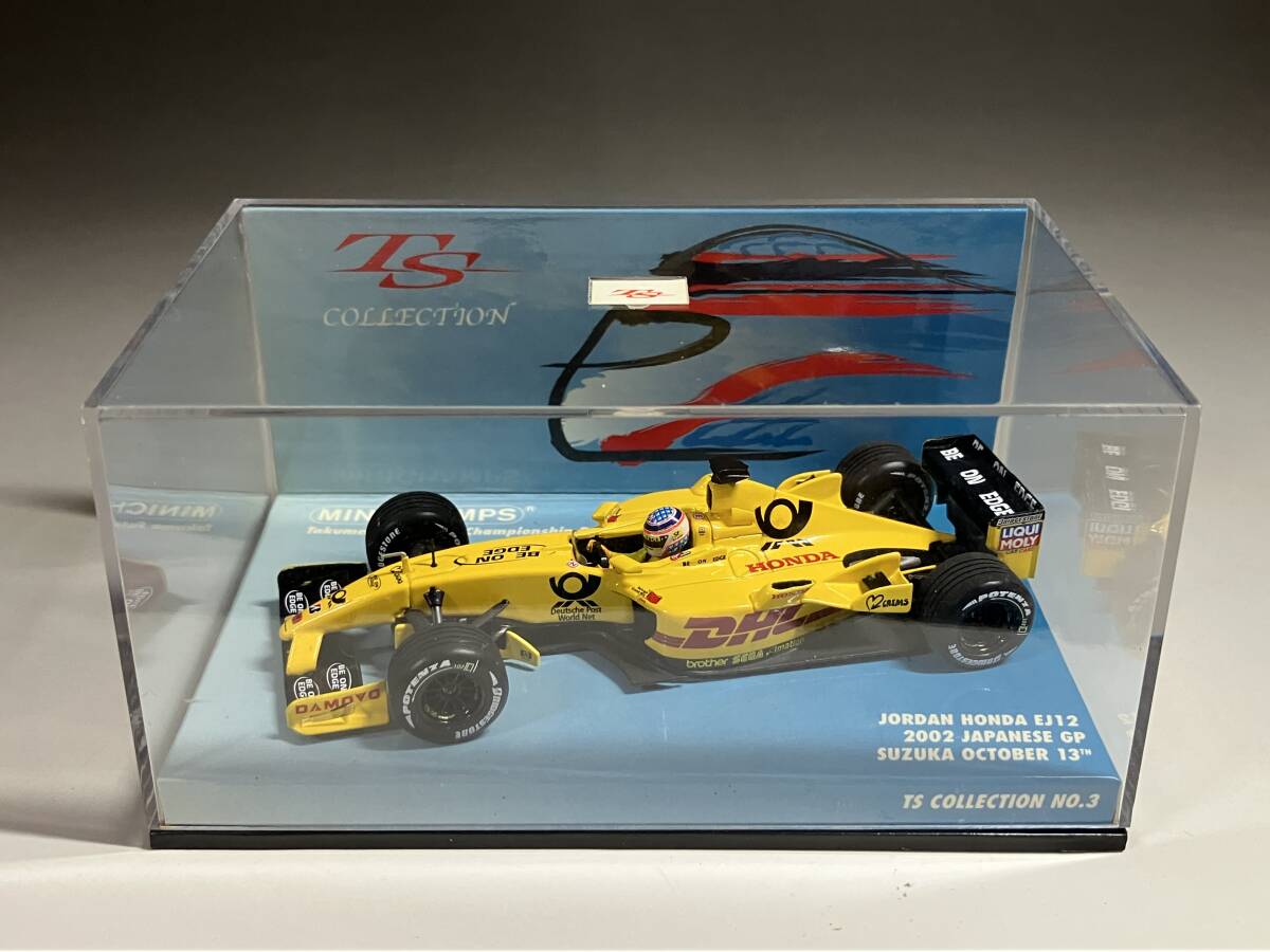 1/43 ミニチャンプス 佐藤琢磨 コレクション ジョーダン ホンダ EJ12 日本グランプリ 鈴鹿 2002_画像4