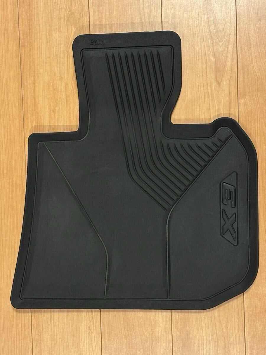 BMW 純正 ラバーマット オールウェザーマット G01 X3右ハンドル用 4枚セット　フロアマット_画像1
