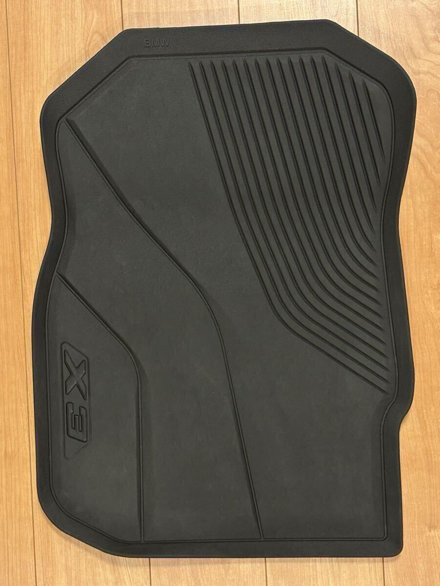 BMW 純正 ラバーマット オールウェザーマット G01 X3右ハンドル用 4枚セット　フロアマット_画像2
