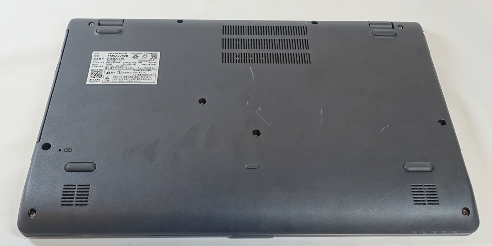 【ジャンク】富士通 AH77/H2 2023年製 第12世代 Core i7-1260P 12コア16スレッド SSD512GB メモリ16GB 部品取りや再起させられる方向け 859_画像8