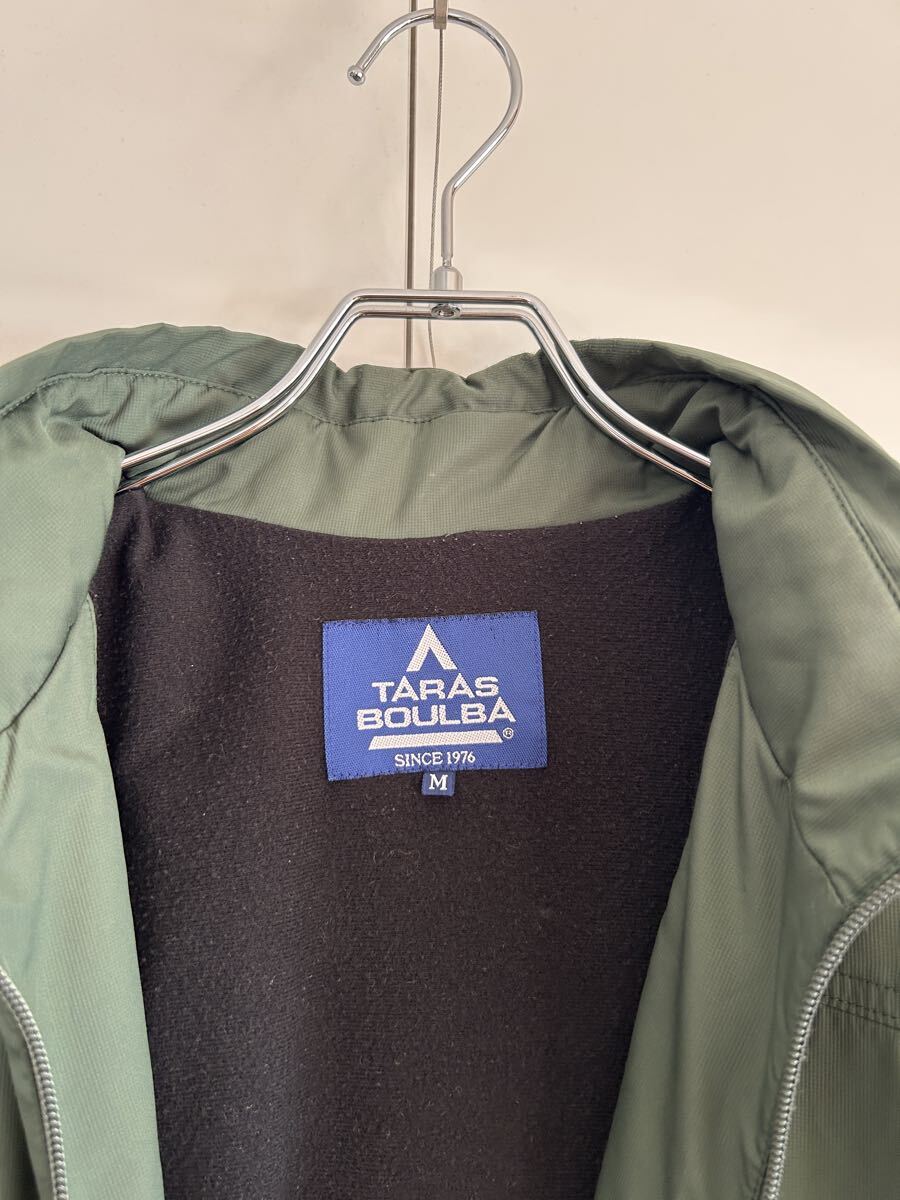 タラスブルバ TARAS BOULBA ソフトシェルジャケット M オリーブ アウトドア 古着_画像4