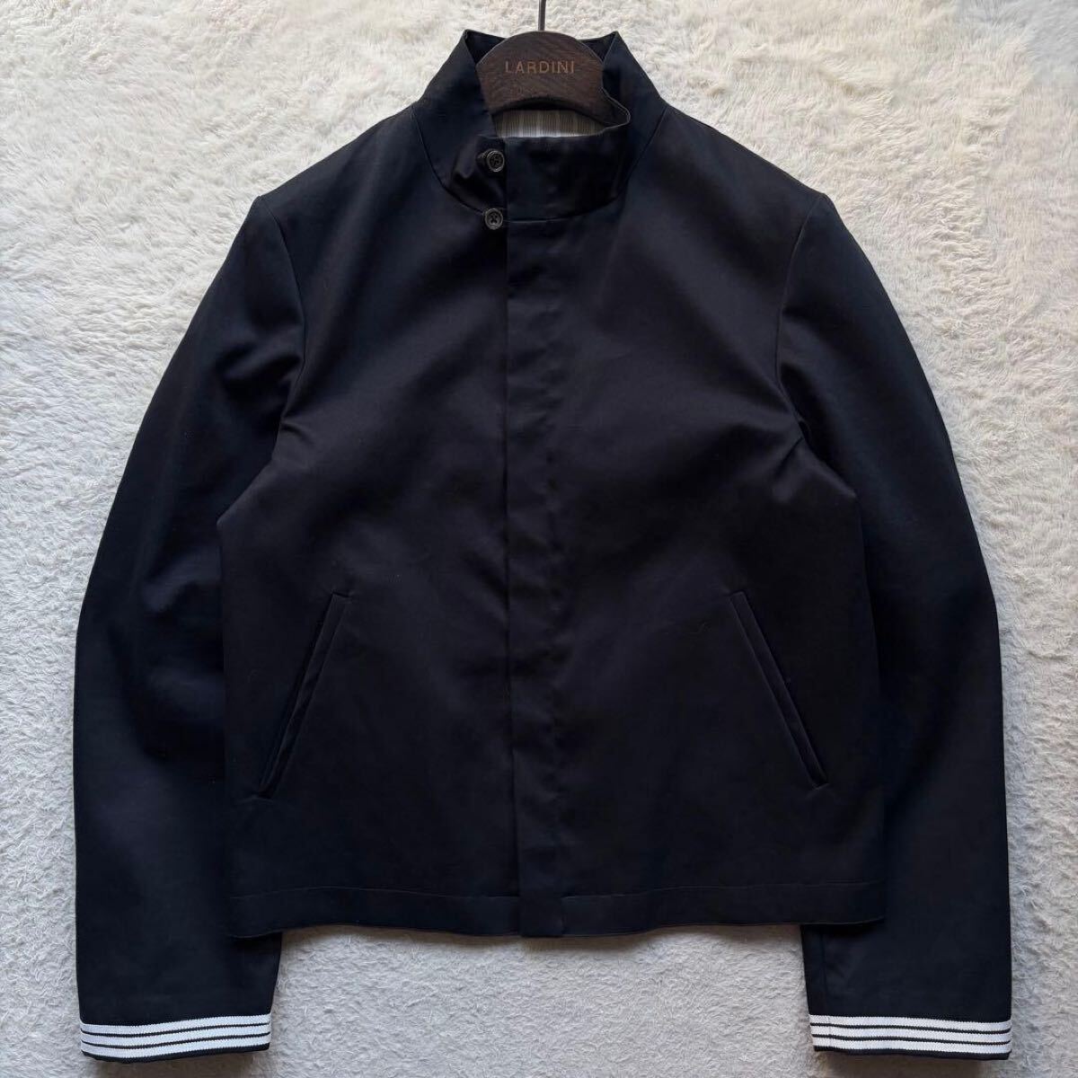 [.. выходить ощущение роскоши превосходный товар ] Brooks Brothers черный флис блузон жакет хлопок темно-синий M размер высший класс Tom Brown 